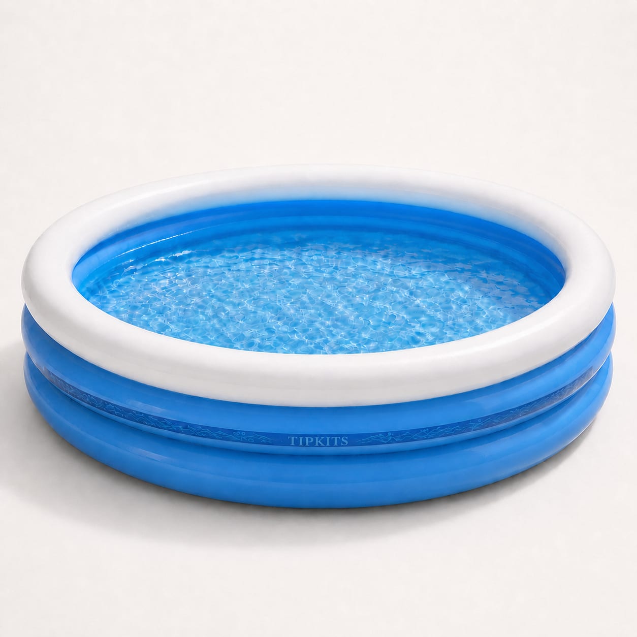 TIPKITS Play Swimming Pool — Compact Inflatable Backyard Pool